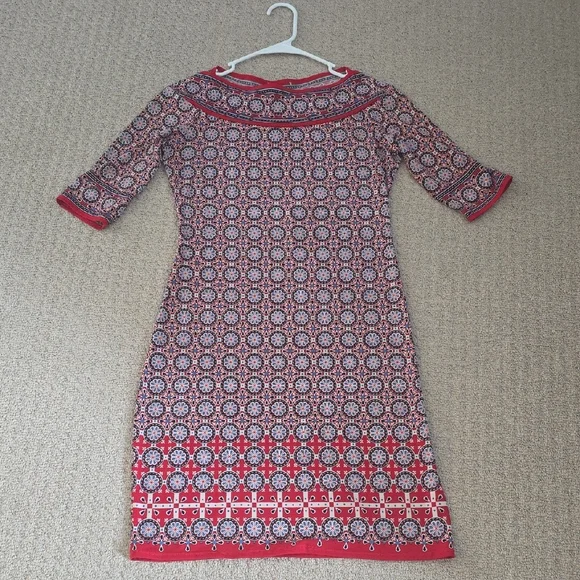 Max Studio Patterned Dress Stretch Size Small - Picture 2 of 6